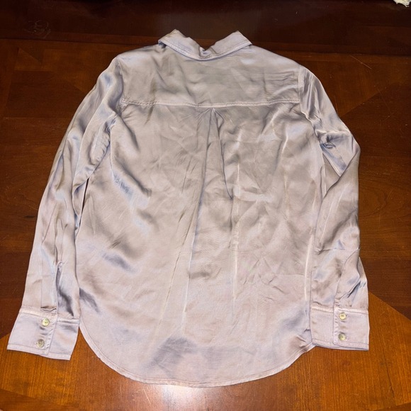 Cloth & Stone |‎ Anthropologie | Womens Small | Mauve Utility Button Down - Picture 10 of 13